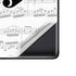 BW Musical Notes Google Pixel 6 Skin